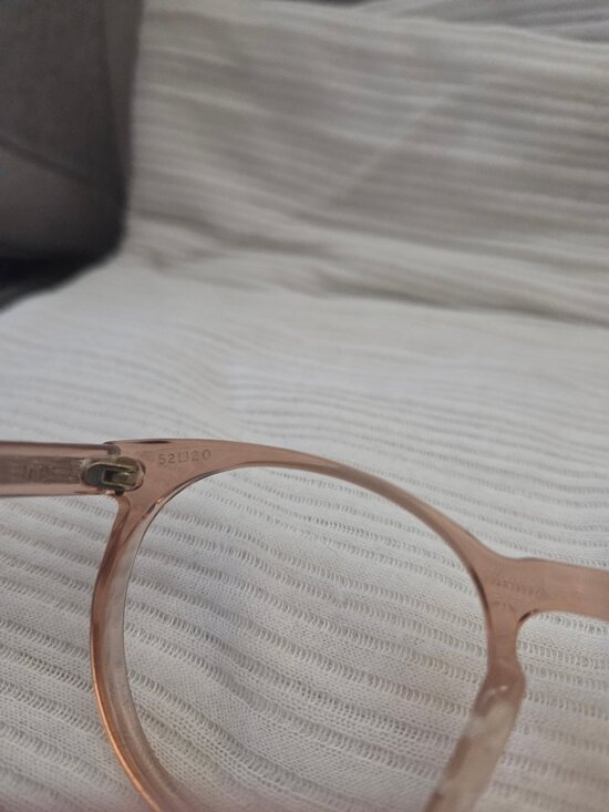Vintage Hudson Glasses Frames Z-87 52 – 20 145 Plastic Copper Amber Peach main image 4